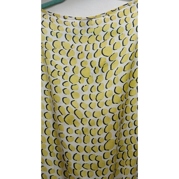 Rafaella Top Woman Plus 2XL XXL Sleeveless Green Black Circles Lightweight CUTE! - Picture 6 of 8